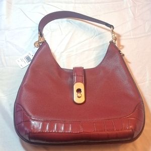 Coach burgundy purse
